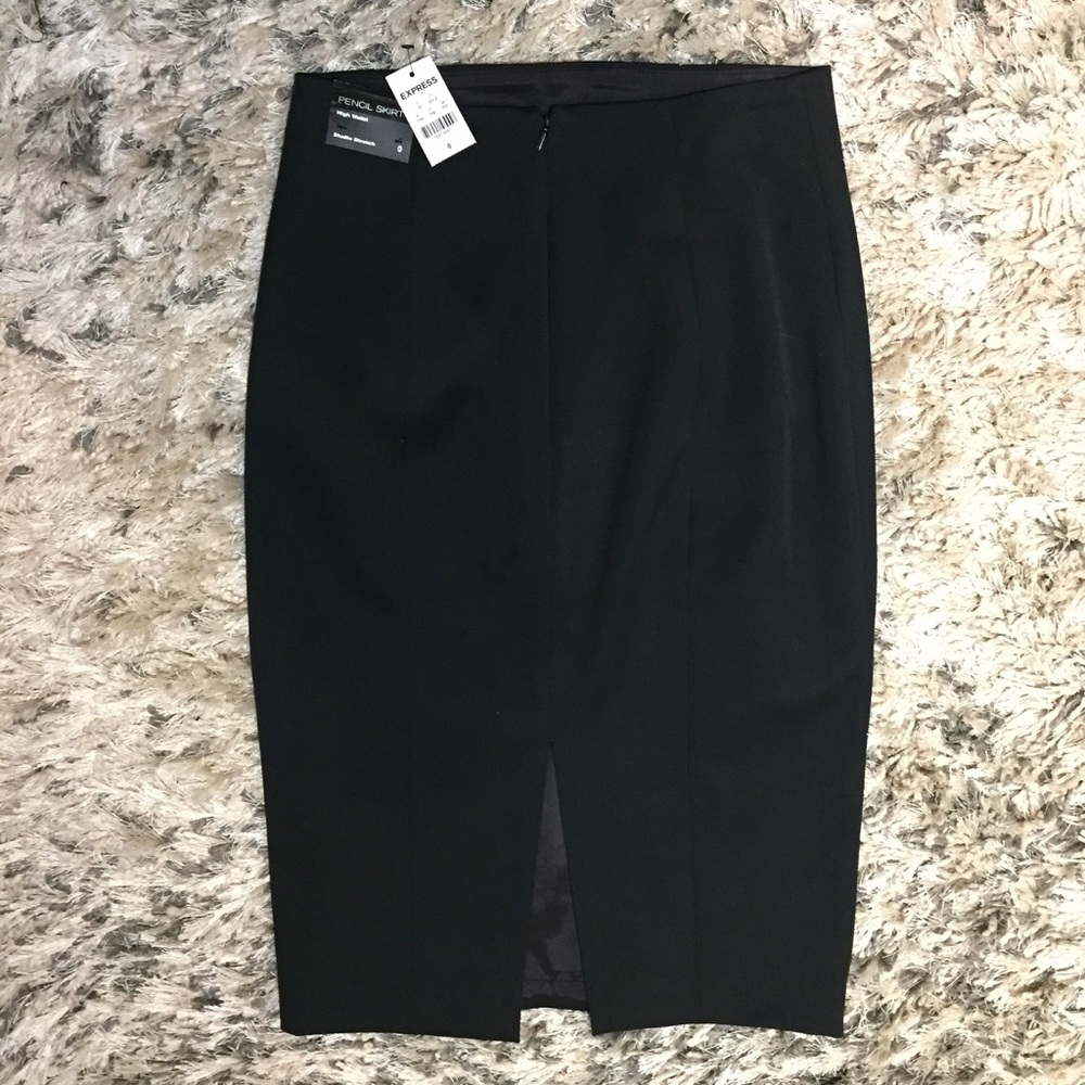 Express high waisted pencil skirt